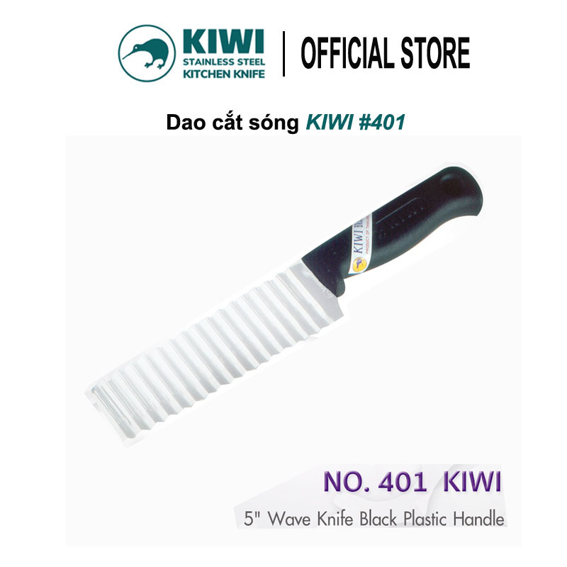 Dao cắt sóng tạo hình rau củ KiWi 401 Thái Lan chính hãng