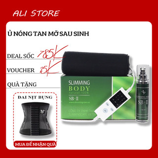[RẺ VÔ ĐỊCH] Bộ đai ủ nóng giảm mỡ bụng Slimming Body SBII Đai Quấn Nóng Hỗ trợ đào thải mỡ thừa