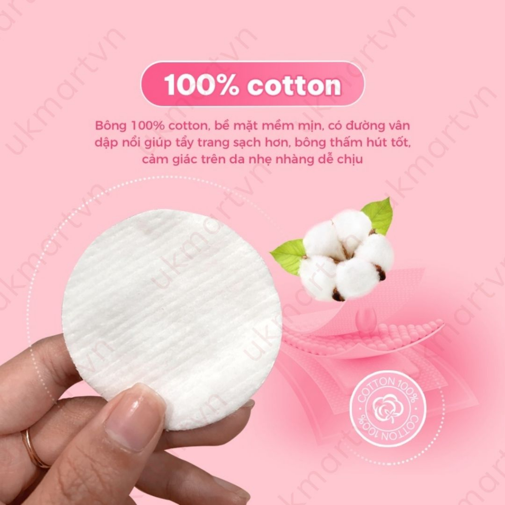Combo 5 Bông Tẩy Trang Ipek 80 Miếng