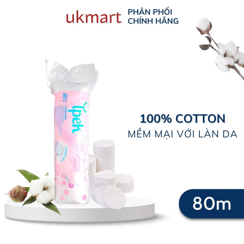 Combo 5 Bông Tẩy Trang Ipek 80 Miếng