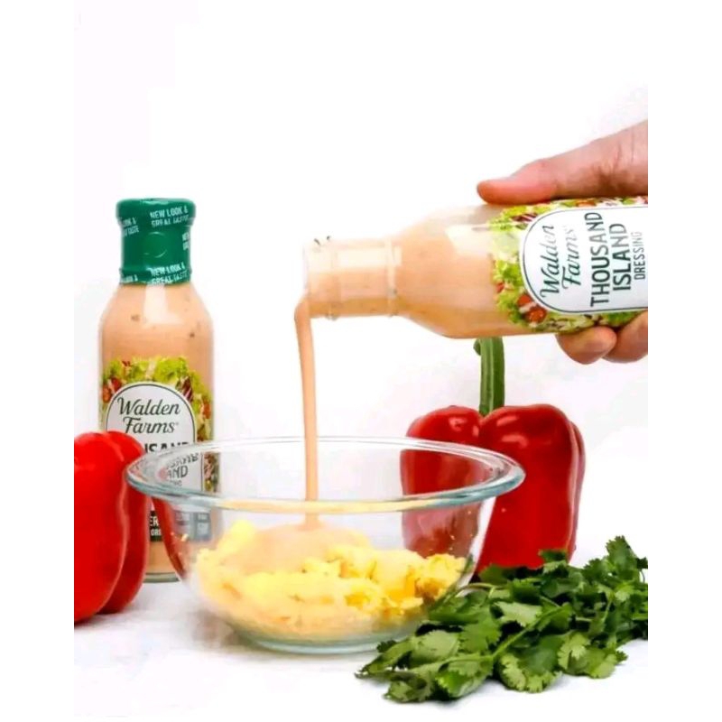 Sốt salad ăn kiêng keto Walden Farms 0 calo, 0 đường, 0 cholesterol dòng cao cấp