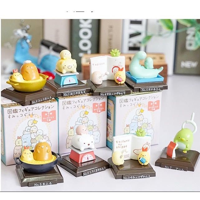 Đồ chơi blind box hộp mù tuyển tập các mô hình hoạt hình kiêm con dấu,Góc nhỏ Sumikko Gurashi