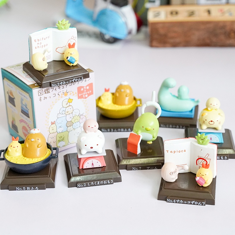 Đồ chơi blind box hộp mù tuyển tập các mô hình hoạt hình kiêm con dấu,Góc nhỏ Sumikko Gurashi
