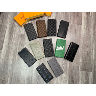 Ví cầm tay LV - MCM nam full box . Ví gập da dành cho nam mẫu mã trẻ trung năng động