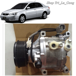 Lốc lạnh xe hơi ô tô block cục máy nén khí điều hòa altis 2002-2005 hàng bãi mới 1.8 1.3 toyota corolla đời 2003 2004