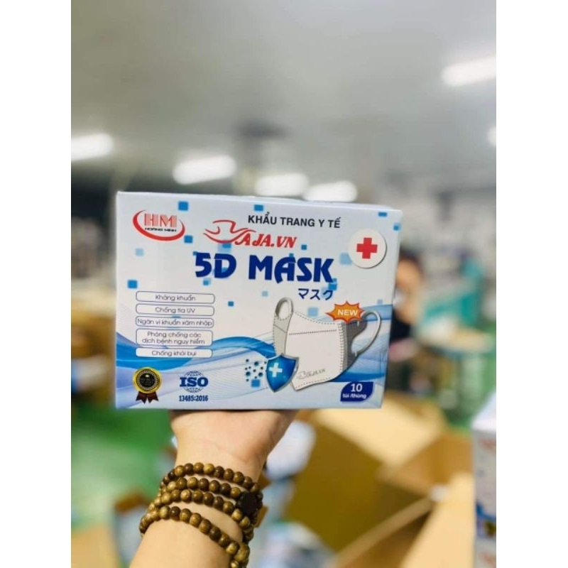 Thùng 100 Cái Khẩu Trang 5D Mask Chuẩn Công Nghệ Nhật Bản Kháng Khuẩn Chống Bụi Mịn.