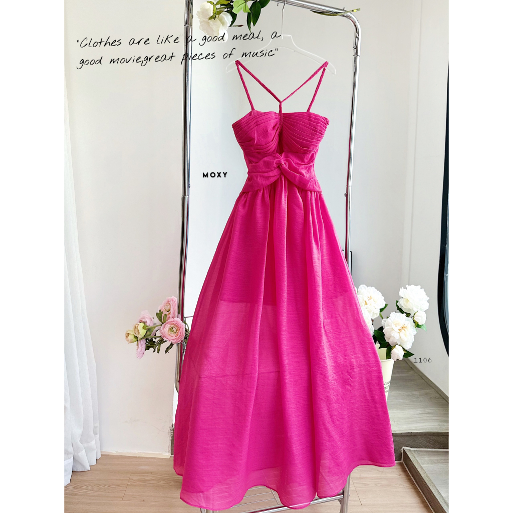 MOST1106-Đầm Maxi Linen