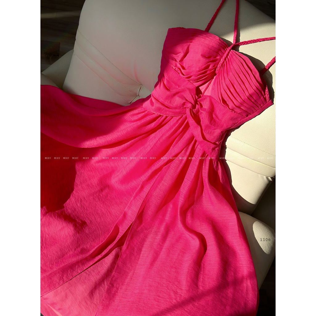 MOST1106-Đầm Maxi Linen