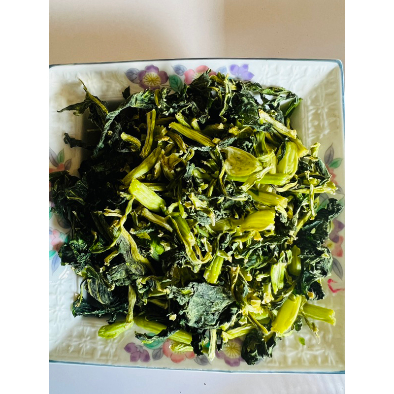 Rau cải ngọt sấy khô, rau sấy dùng để ăn mì, pha canh tiện lợi