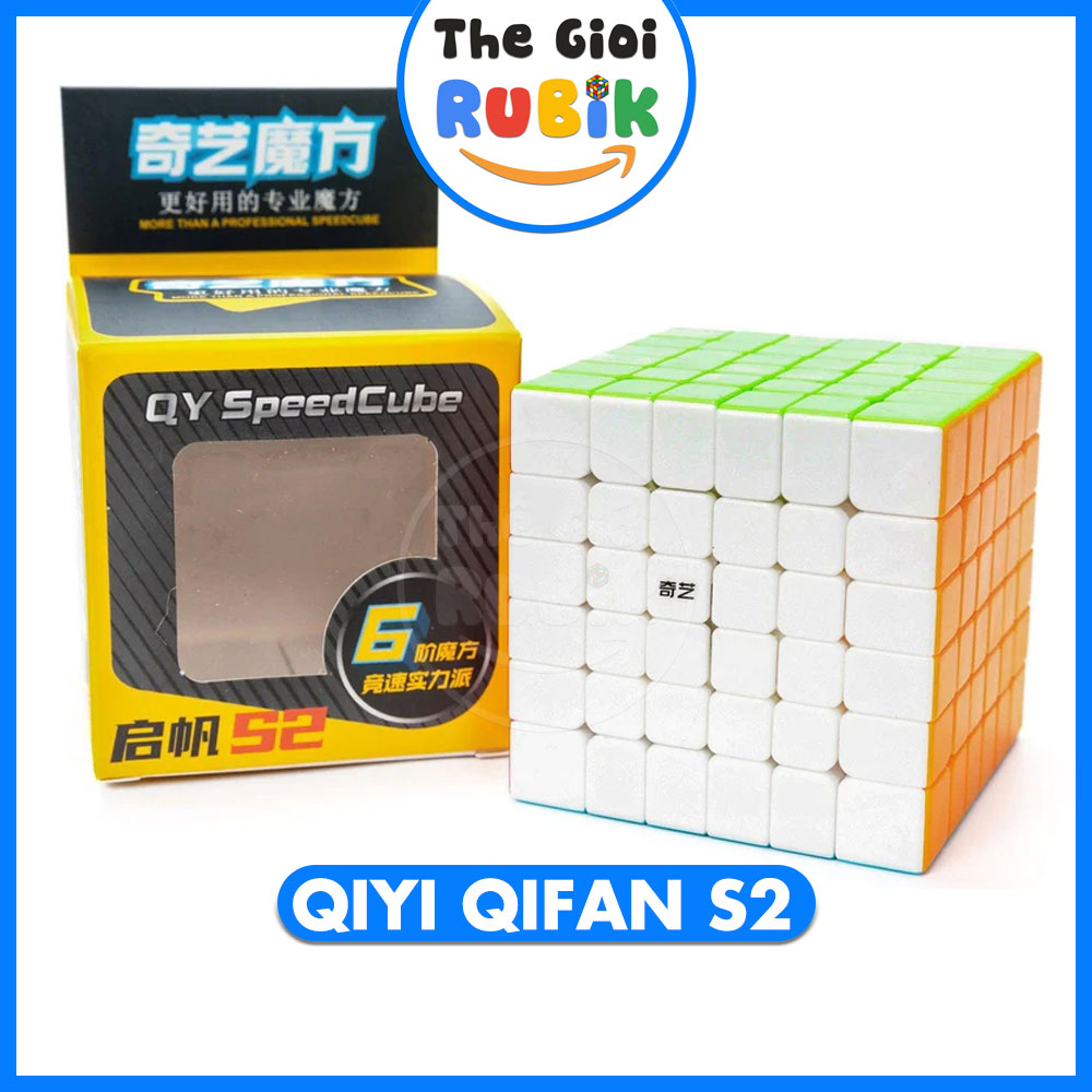 Rubik 6x6 QiYi QiFan S2 TẶNG Tua Vít Chỉnh Ốc | The Gioi Rubik