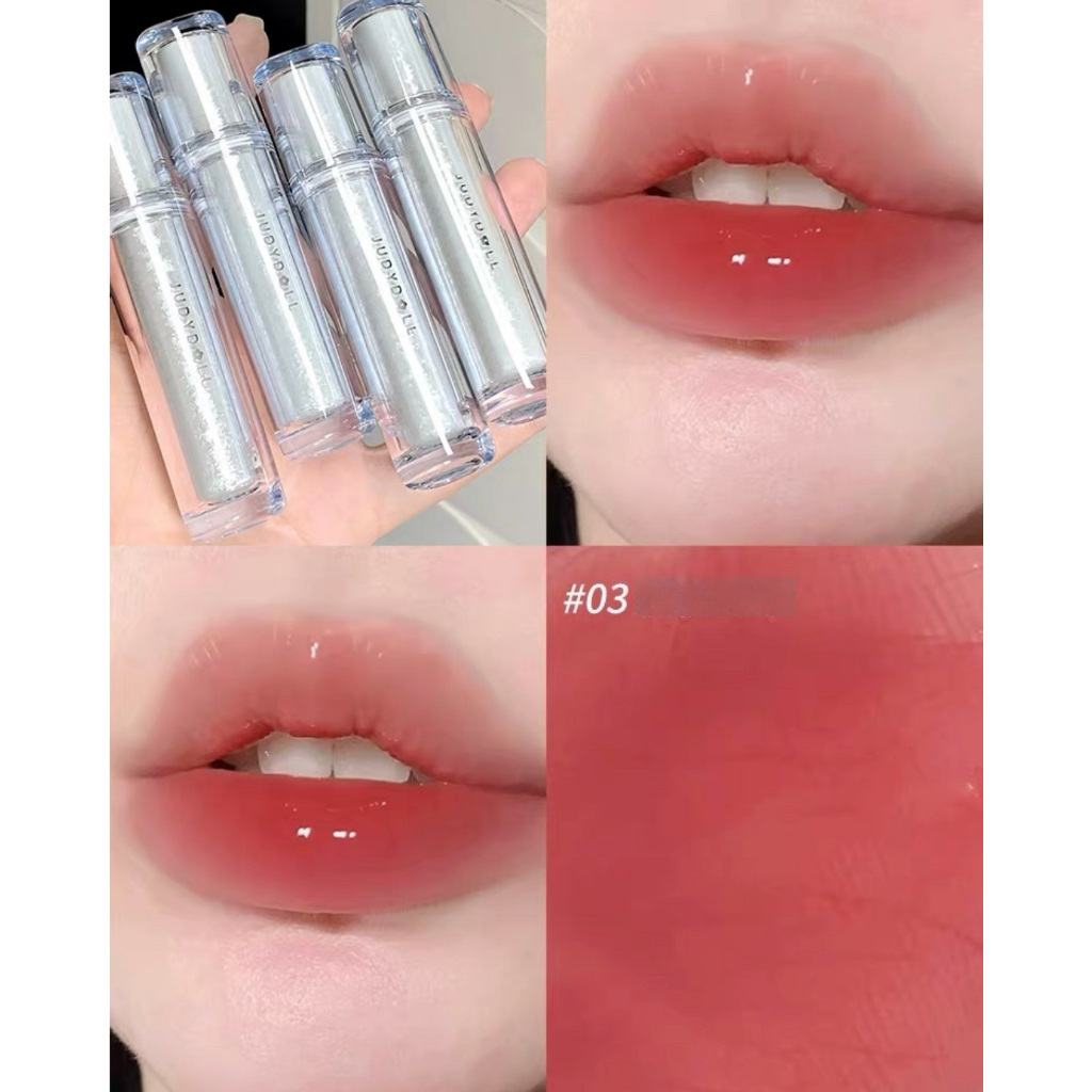 Son bóng Judydoll Watery Lip Gloss vỏ bạc
