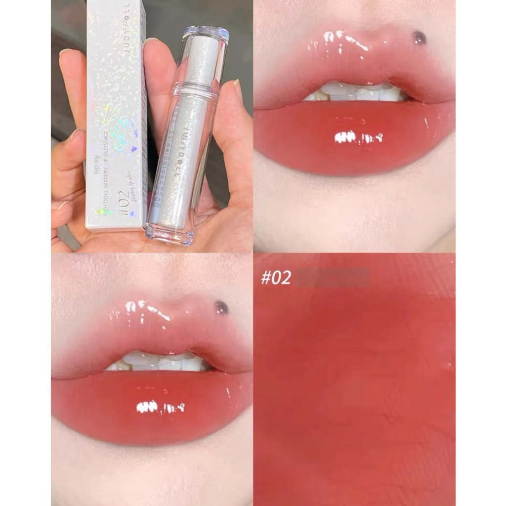 Son bóng Judydoll Watery Lip Gloss vỏ bạc
