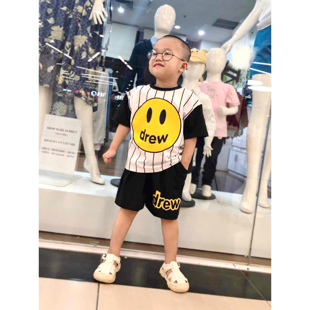 Bộ quần áo cho bé,set áo phông quần đùi chất cotton thoáng mát, Bokids