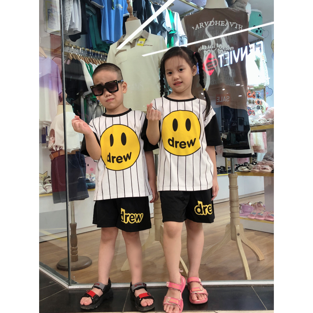 Bộ quần áo cho bé,set áo phông quần đùi chất cotton thoáng mát, Bokids
