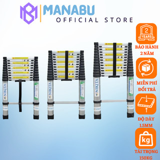 Thang nhôm rút xếp đơn cao cấp Chính Hãng Nikita R26, R32, R38, R41, R50, R54, R58, R62 cao từ 2m6 đến 6m2