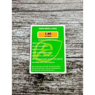 Tem thông số Wave @