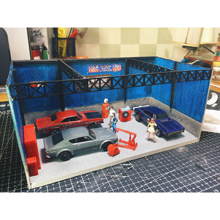 Garage 1/64 handmade