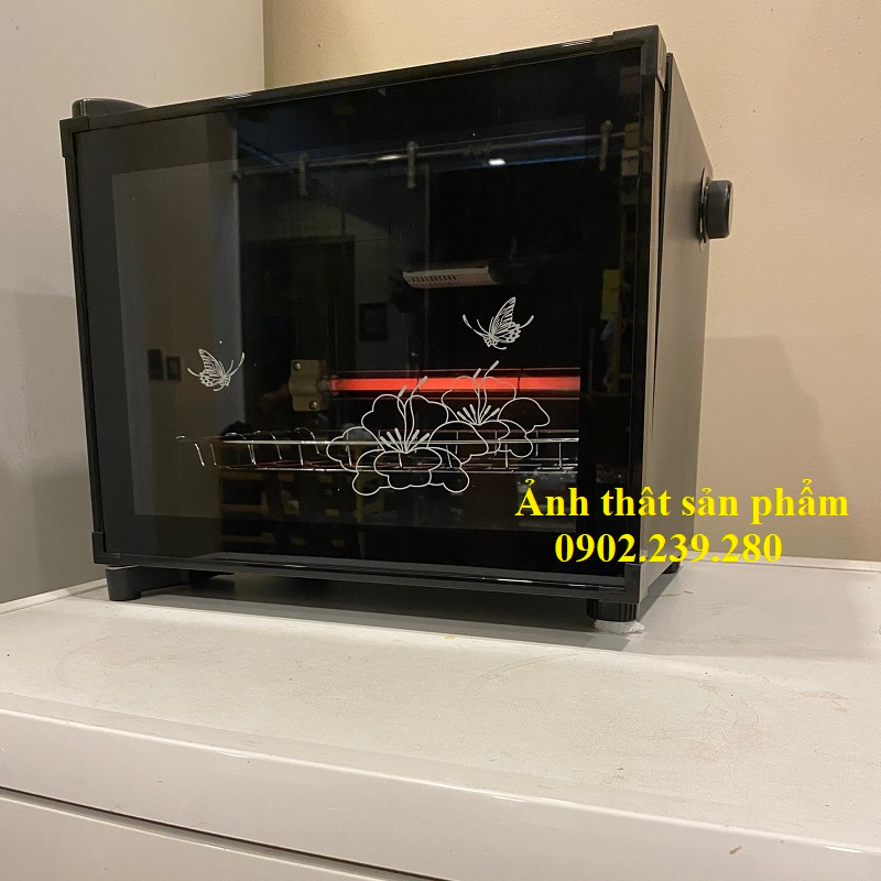 Máy sấy bát đĩa 2 tầng KS - 980A - 98 lít, khử khuẩn bằng tia hồng ngoại và ozone, Tủ sấy bát gia đình - BH 12 tháng