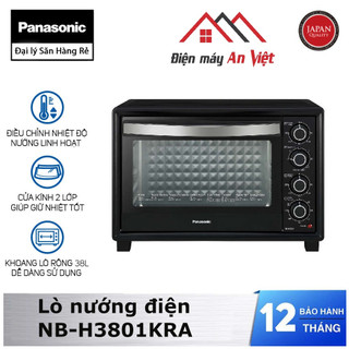 Lò Nướng PANASONIC NB-H3801KRA(38 lít )- Bảo Hành 12 Tháng - Hàng Chính Hãng