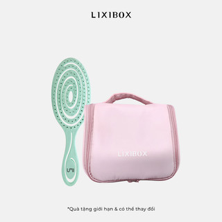 Combo lược gỡ rối lúa mạch & giỏ lixibox