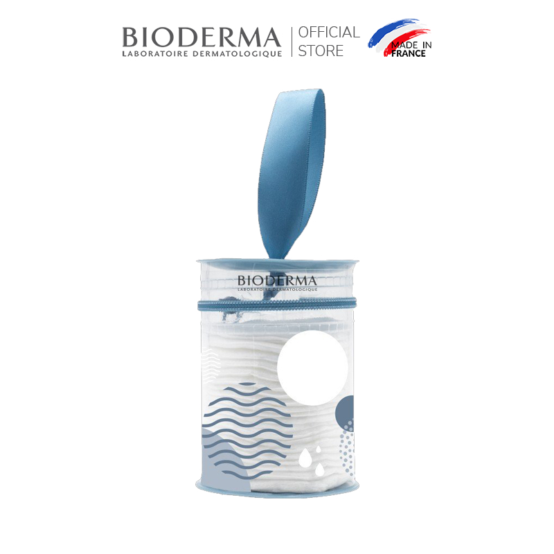 [HB Gift] Túi bông tẩy trang Bioderma Cotton Pouch 2023