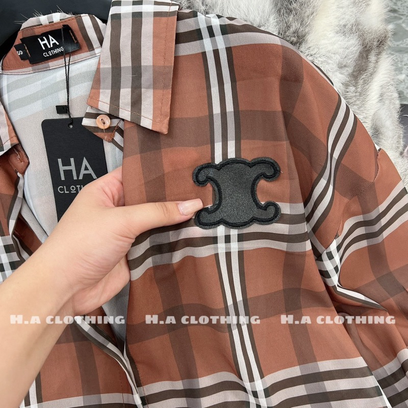 Áo sơ mi BBR kèm túi móc