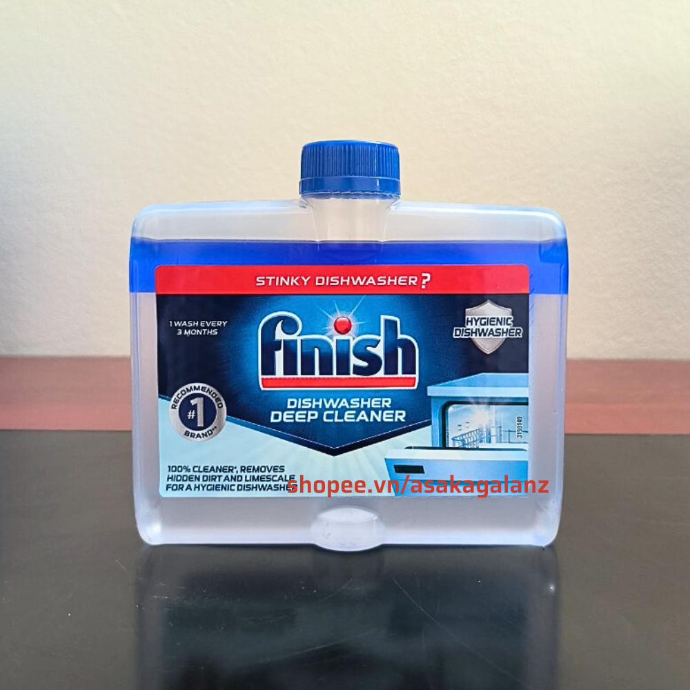 Viên vệ sinh dung dịch vệ sinh máy rửa bát Finish - Chính Hãng