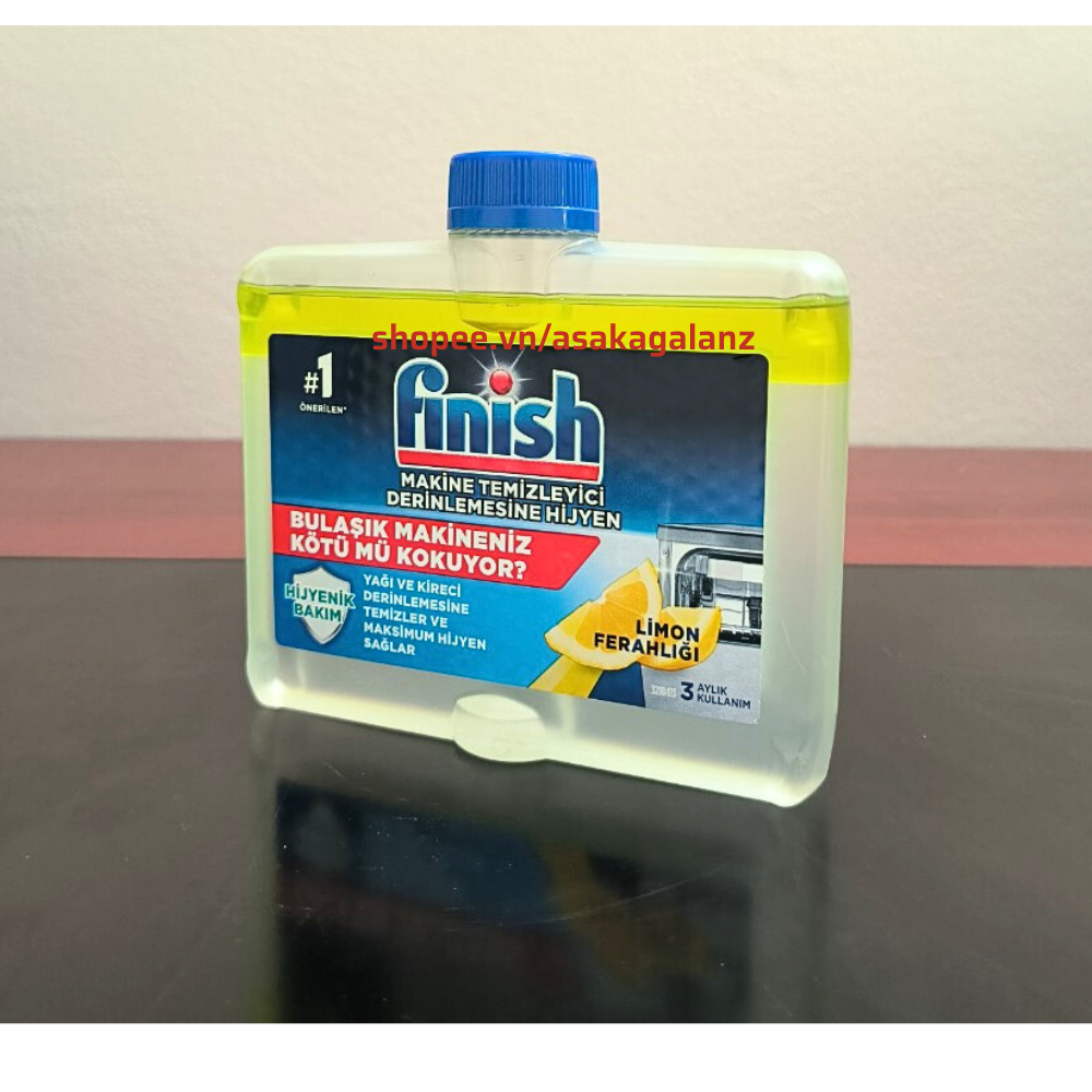 Viên vệ sinh dung dịch vệ sinh máy rửa bát Finish - Chính Hãng