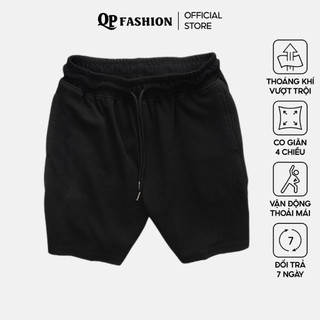  Quần đùi nam Basic chất liệu cotton da cá xịn QP FASHION mềm mịn thoáng mát quần short unisex - QP FASHION 