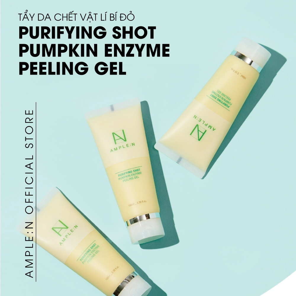 Tẩy Tế Bào Chết Bí Ngô AMPLE:N Purifying Shot Pumpkin Enzyme Peeling Gel