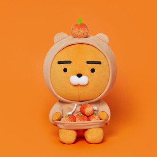 [Ryan Kakao friends] gấu bông rian mặc hoodie ôm cam chính hãng