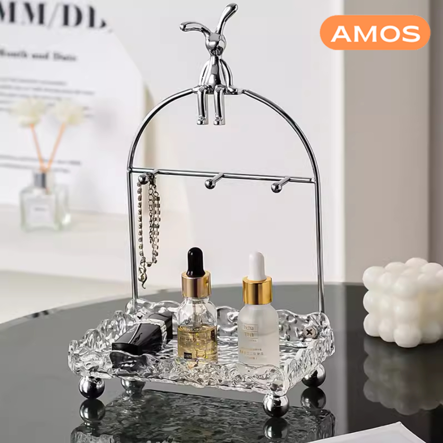 Kệ đựng chìa khóa decor lối vào, Khay đựng chìa khóa bằng Acrylic sang trọng trang trí phòng khách