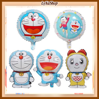 Bong kiếng Doraemon - trang trí sinh nhật - bóng trang trí