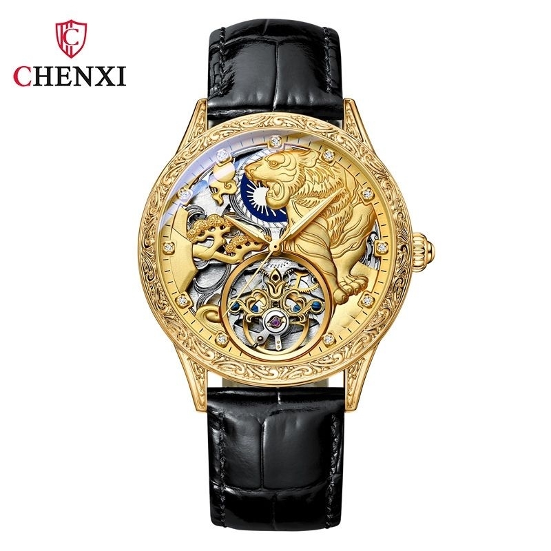 Đồng hồ nam chính hãng Chenxi, máy cơ Automatic, phiên bản cao cấp sang trọng lịch lãm may mắm dành cho doanh nhân