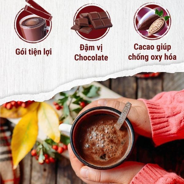 Bột cacao Nestle hot choco 240g -Hàng Nhập khẩu chính hãng