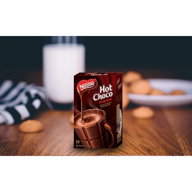 Bột cacao Nestle hot choco 240g -Hàng Nhập khẩu chính hãng