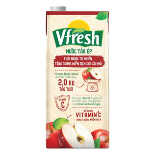 Nước táo ép vfresh 1l
