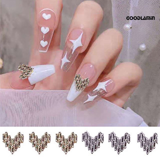 Phụ kiện trang trí móng tay / charm trái tim khía trang trí nail
