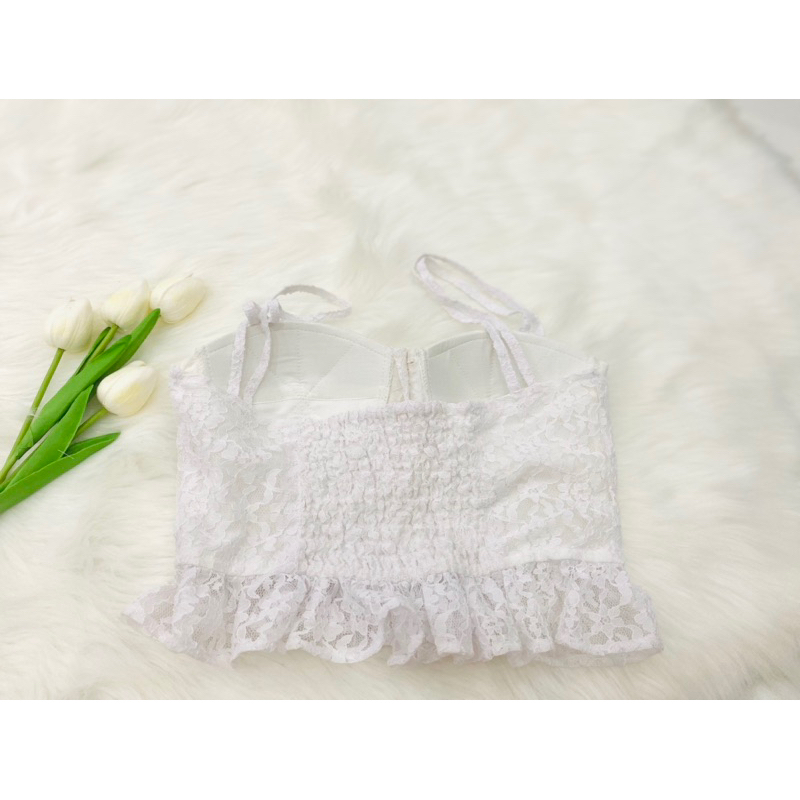 Áo ren cúp ngực siêu xinh size M