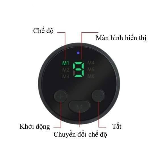 Máy Massage chân xung điện EMS 8 chế độ hỗ trợ  đau mỏi, Giúp Lưu Thông khí Huyết, thư giãn châm cứu bàn chân