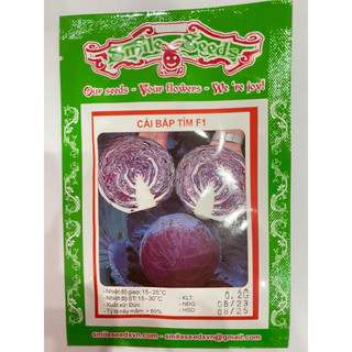 Hạt Giống Bắp Cải Tím F1 ~ 100H