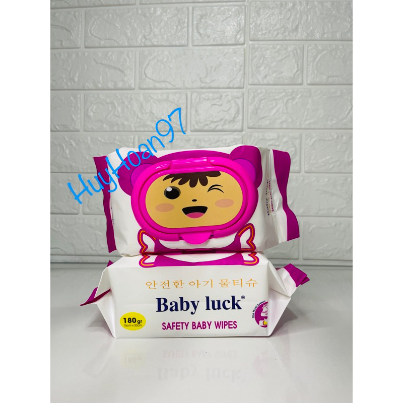 KHĂN ƯỚT CAO CẤP BABY LUCK 180G