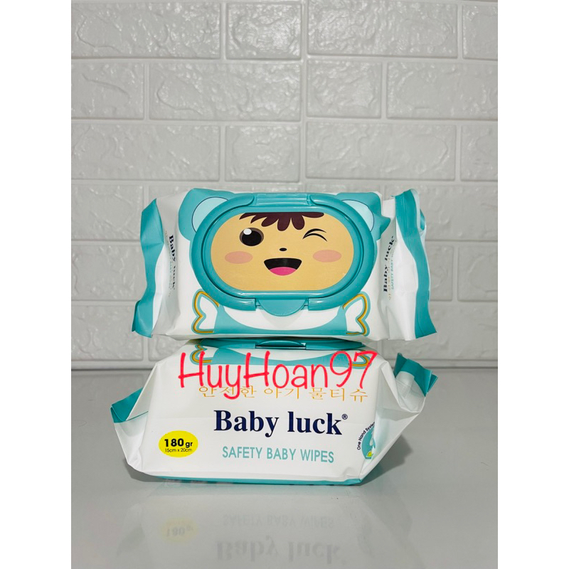 KHĂN ƯỚT CAO CẤP BABY LUCK 180G