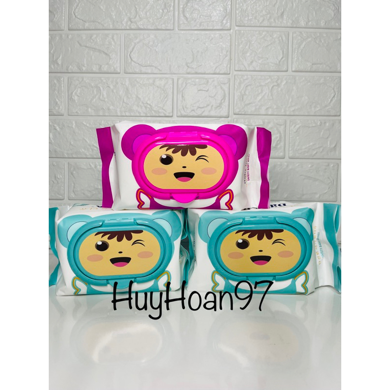 KHĂN ƯỚT CAO CẤP BABY LUCK 180G