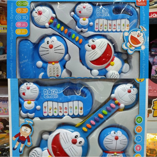 Bộ 3 Món Âm Thanh Mô Hình Mèo Doraemon #1232 Chọn Ngẫu Nhiên 1 trong 2 Mẫu