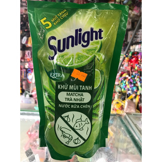 Nước rửa chén Sunlight Extra Matcha Trà Nhật 750g/725ml