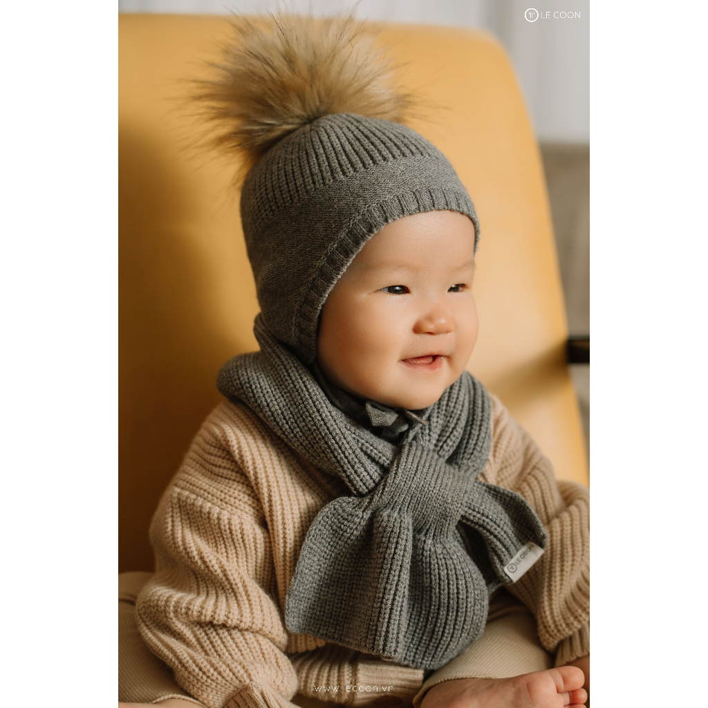 LE COON | Áo Len Gile Cúc Giữa