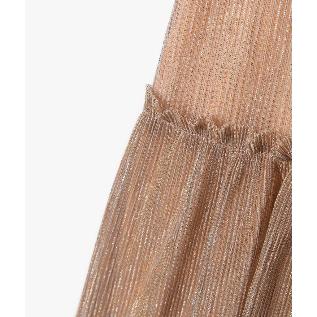 Váy đuôi cá bé gái lấp lánh GEM0 cổ tròn váy voan xếp ly 4-5 tuổi  đầm xuất dư bé gái váy đầm trẻ em váy giáng sinh