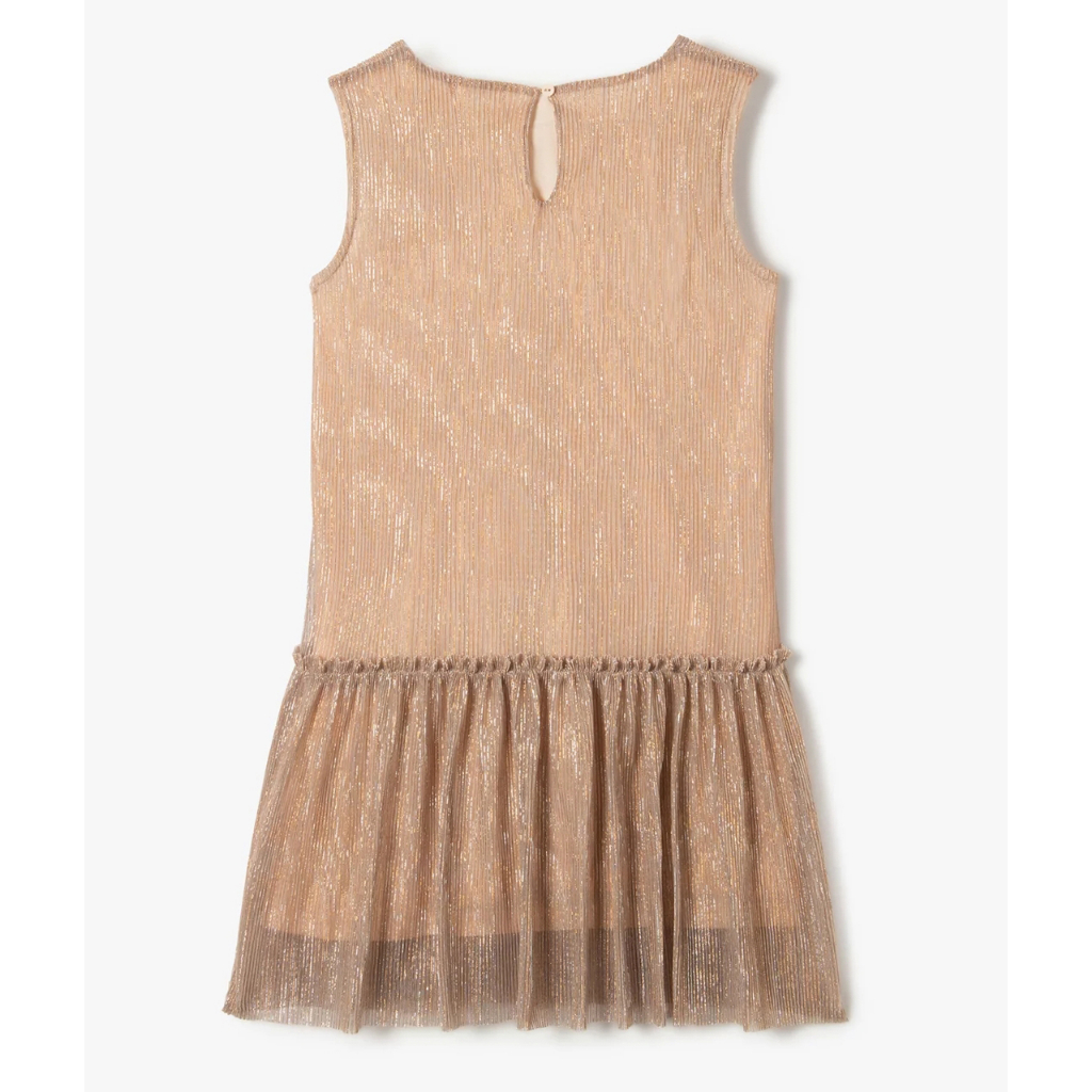 Váy đuôi cá bé gái lấp lánh GEM0 cổ tròn váy voan xếp ly 4-5 tuổi  đầm xuất dư bé gái váy đầm trẻ em váy giáng sinh