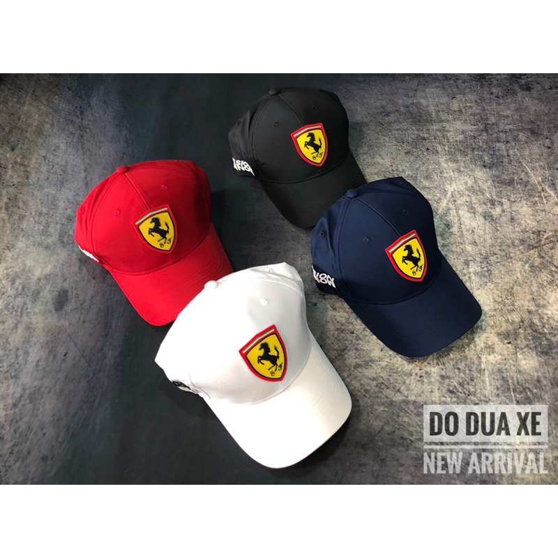 Nón (mũ) kết vải dù Ferrari cao cấp